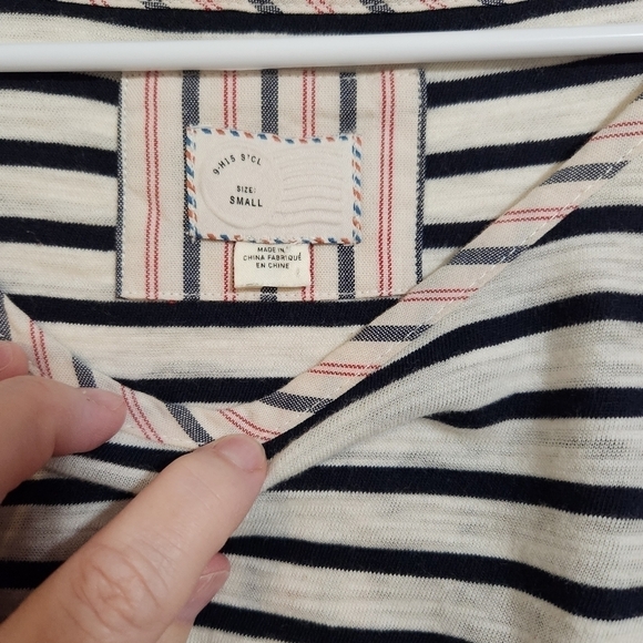 Anthropologie Postmark striped shirt - Picture 10 of 10